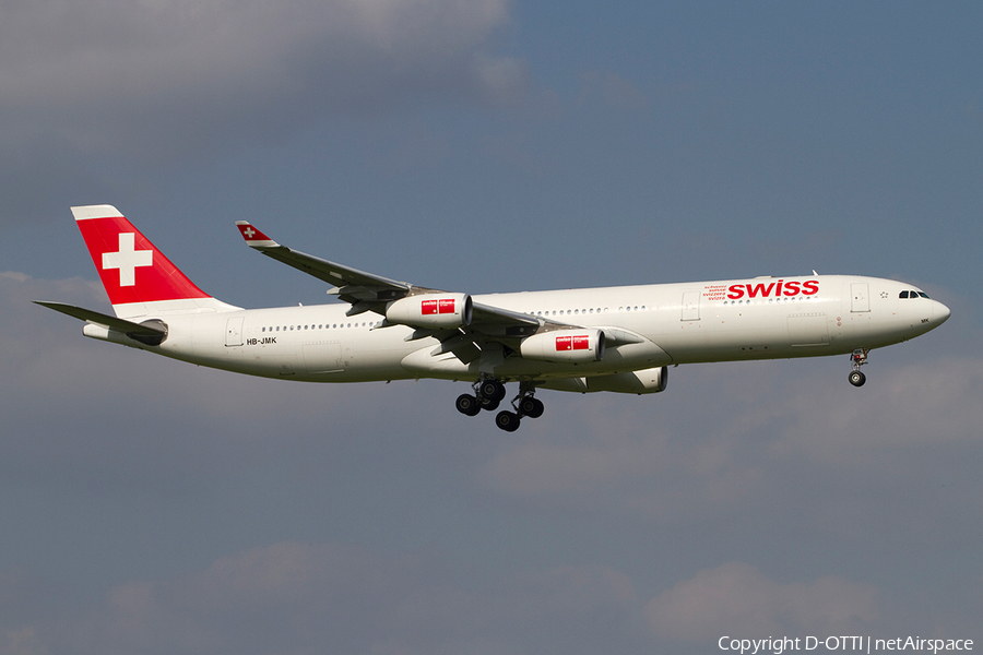 Swiss International Airlines Airbus A340-313X (HB-JMK) | Photo 354461