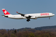 Swiss International Airlines Airbus A340-313X (HB-JMK) at  Zurich - Kloten, Switzerland