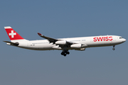 Swiss International Airlines Airbus A340-313X (HB-JMK) at  Zurich - Kloten, Switzerland