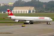 Swiss International Airlines Airbus A340-313X (HB-JML) at  Sao Paulo - Guarulhos - Andre Franco Montoro (Cumbica), Brazil