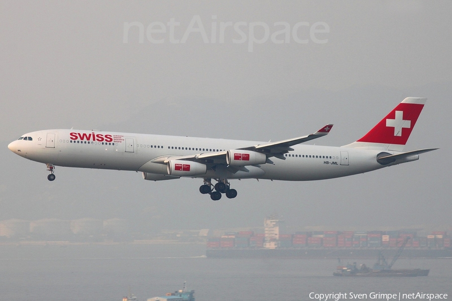 Swiss International Airlines Airbus A340-313X (HB-JML) | Photo 20259