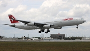 Swiss International Airlines Airbus A340-313X (HB-JML) at  Miami - International, United States