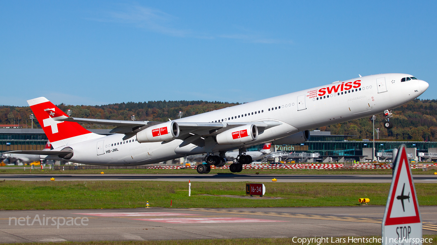 Swiss International Airlines Airbus A340-313X (HB-JML) | Photo 419309