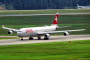 Swiss International Airlines Airbus A340-313X (HB-JMM) at  Sao Paulo - Guarulhos - Andre Franco Montoro (Cumbica), Brazil