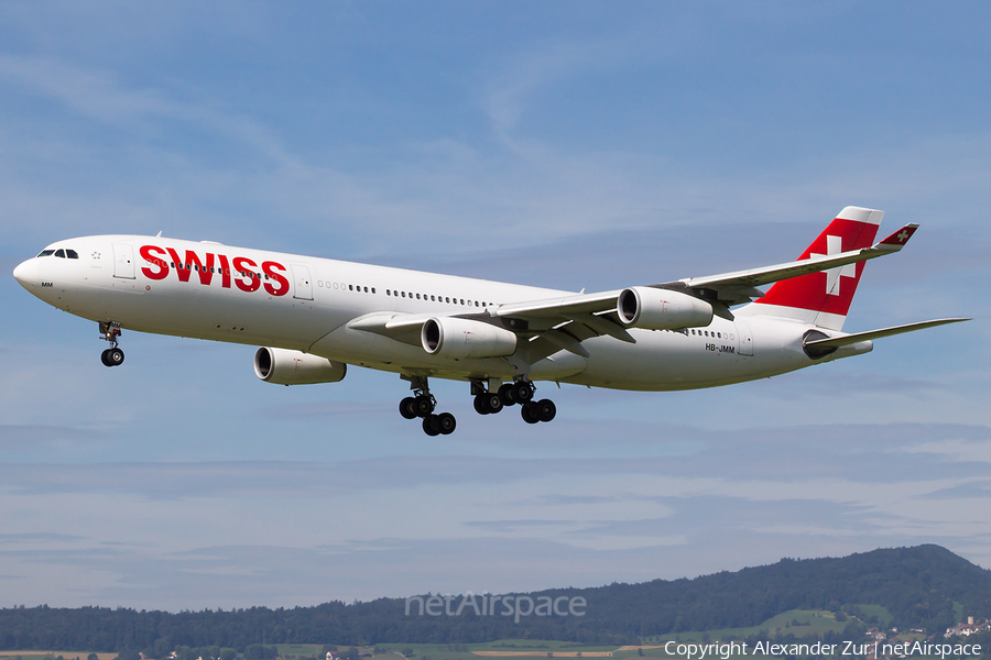 Swiss International Airlines Airbus A340-313X (HB-JMM) | Photo 118972