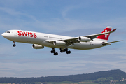 Swiss International Airlines Airbus A340-313X (HB-JMM) at  Zurich - Kloten, Switzerland