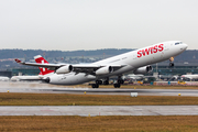 Swiss International Airlines Airbus A340-313X (HB-JMM) at  Zurich - Kloten, Switzerland