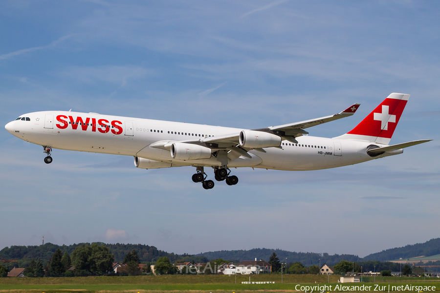 Swiss International Airlines Airbus A340-313X (HB-JMM) | Photo 419423