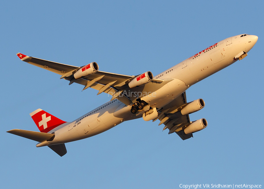 Swiss International Airlines Airbus A340-313X (HB-JMN) | Photo 9009