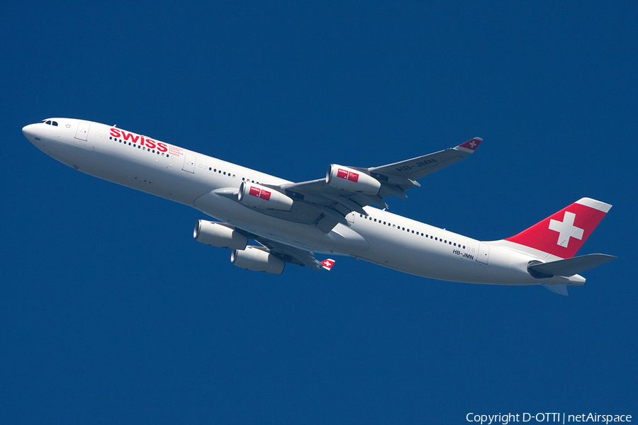 Swiss International Airlines Airbus A340-313X (HB-JMN) | Photo 269202