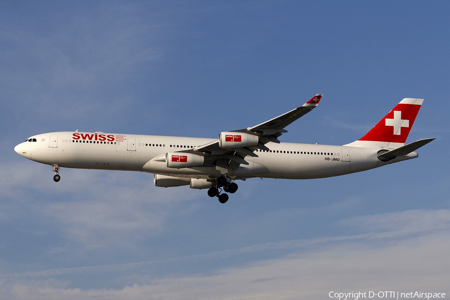 Swiss International Airlines Airbus A340-313X (HB-JMO) | Photo 278965