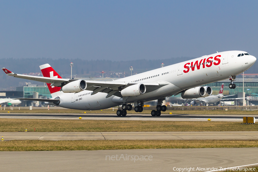 Swiss International Airlines Airbus A340-313X (HB-JMO) | Photo 102477