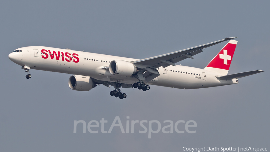 Swiss International Airlines Boeing 777-3DE(ER) (HB-JNA) | Photo 318576