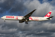Swiss International Airlines Boeing 777-3DE(ER) (HB-JNA) at  Schwerin-Parchim, Germany