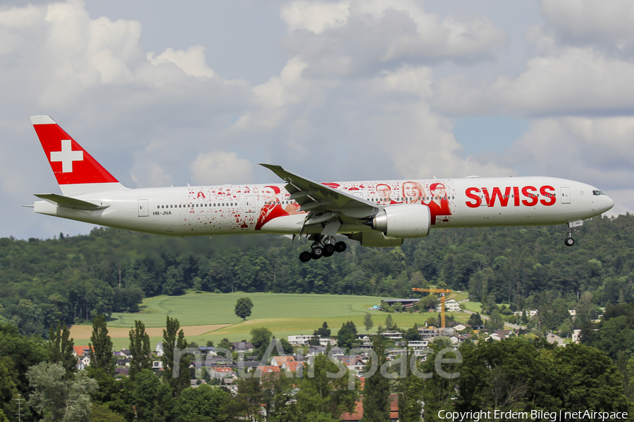 Swiss International Airlines Boeing 777-3DE(ER) (HB-JNA) | Photo 110826
