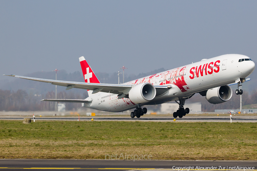 Swiss International Airlines Boeing 777-3DE(ER) (HB-JNA) | Photo 145384