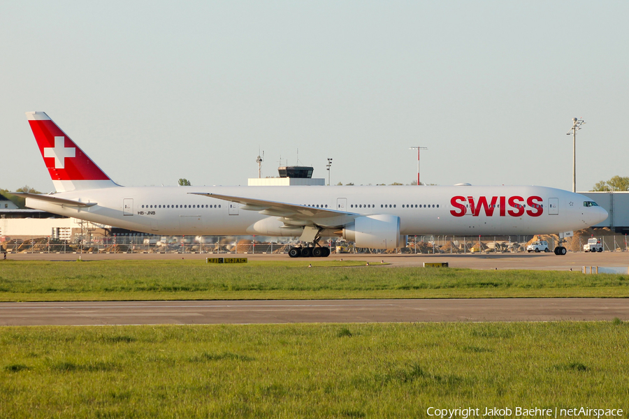 Swiss International Airlines Boeing 777-3DE(ER) (HB-JNB) | Photo 138507