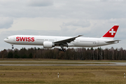 Swiss International Airlines Boeing 777-3DE(ER) (HB-JNB) at  Schwerin-Parchim, Germany