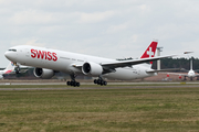 Swiss International Airlines Boeing 777-3DE(ER) (HB-JNB) at  Schwerin-Parchim, Germany