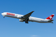 Swiss International Airlines Boeing 777-3DE(ER) (HB-JNB) at  Schwerin-Parchim, Germany