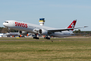 Swiss International Airlines Boeing 777-3DE(ER) (HB-JNB) at  Schwerin-Parchim, Germany