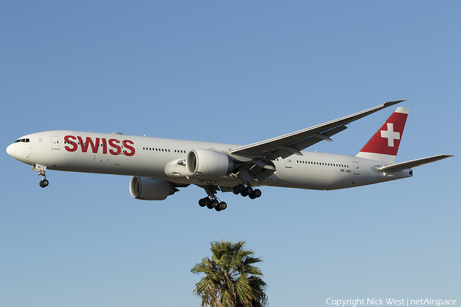 Swiss International Airlines Boeing 777-3DE(ER) (HB-JNC) | Photo 357887