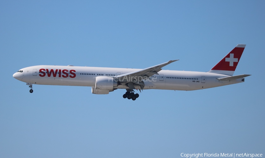 Swiss International Airlines Boeing 777-3DE(ER) (HB-JNC) | Photo 545548