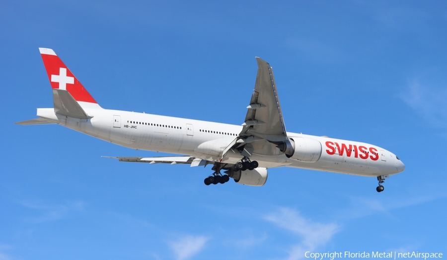 Swiss International Airlines Boeing 777-3DE(ER) (HB-JNC) | Photo 545549