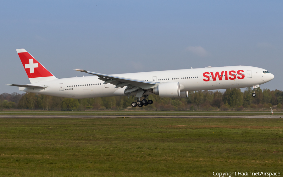 Swiss International Airlines Boeing 777-3DE(ER) (HB-JNC) | Photo 106823