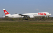 Swiss International Airlines Boeing 777-3DE(ER) (HB-JNC) at  Schwerin-Parchim, Germany