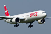 Swiss International Airlines Boeing 777-3DE(ER) (HB-JNC) at  Schwerin-Parchim, Germany