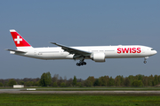Swiss International Airlines Boeing 777-3DE(ER) (HB-JNC) at  Schwerin-Parchim, Germany