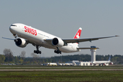 Swiss International Airlines Boeing 777-3DE(ER) (HB-JNC) at  Schwerin-Parchim, Germany