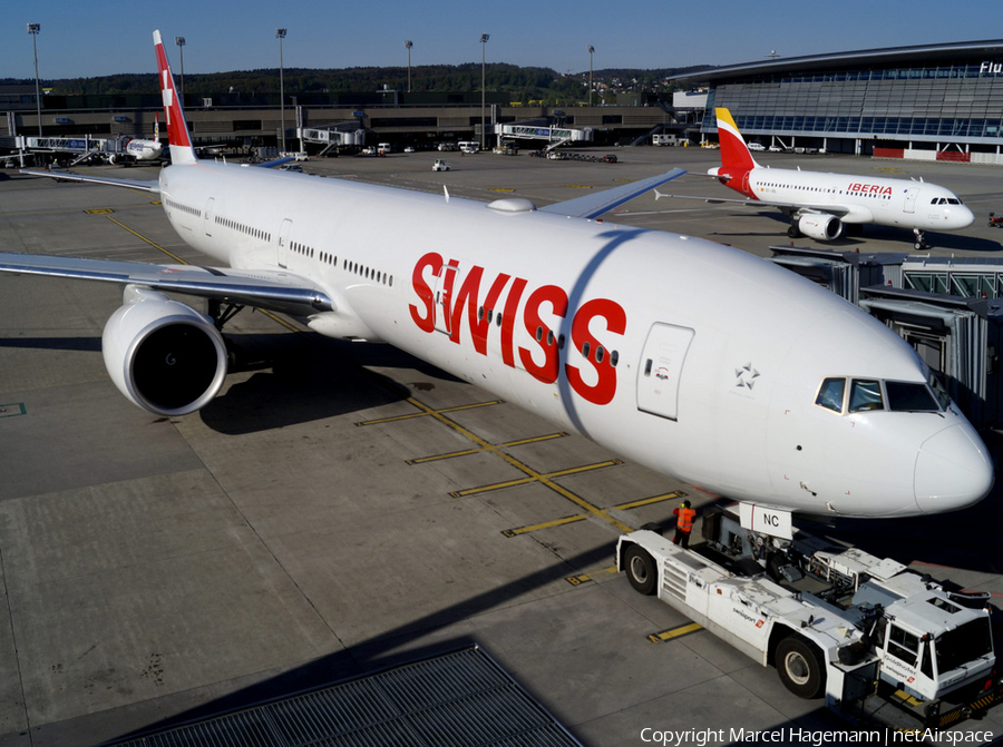 Swiss International Airlines Boeing 777-3DE(ER) (HB-JNC) | Photo 162741