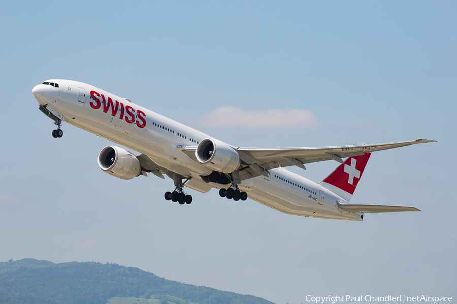 Swiss International Airlines Boeing 777-3DE(ER) (HB-JNC) | Photo 243675
