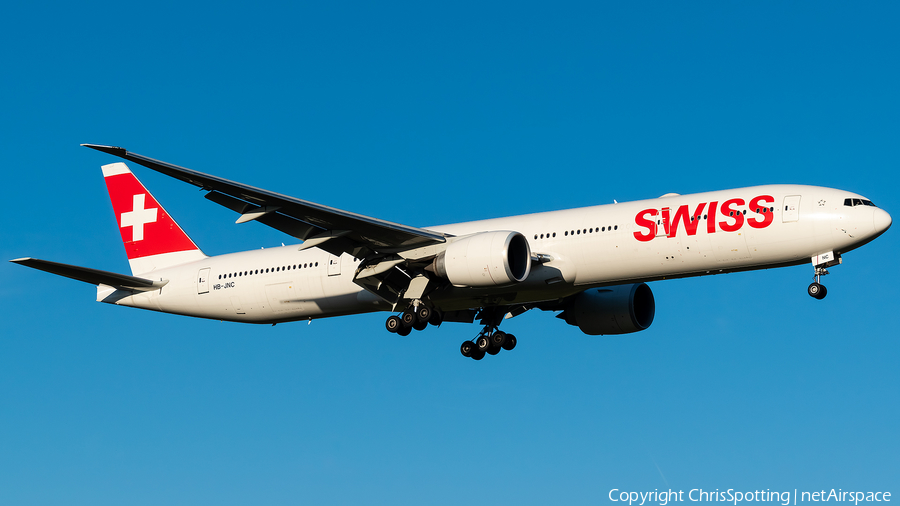 Swiss International Airlines Boeing 777-3DE(ER) (HB-JNC) | Photo 282003