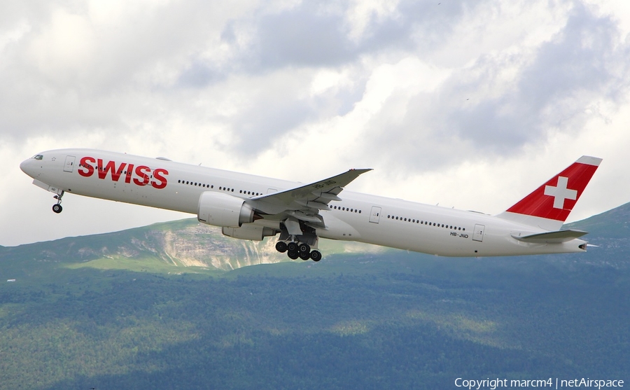 Swiss International Airlines Boeing 777-3DE(ER) (HB-JND) | Photo 112155