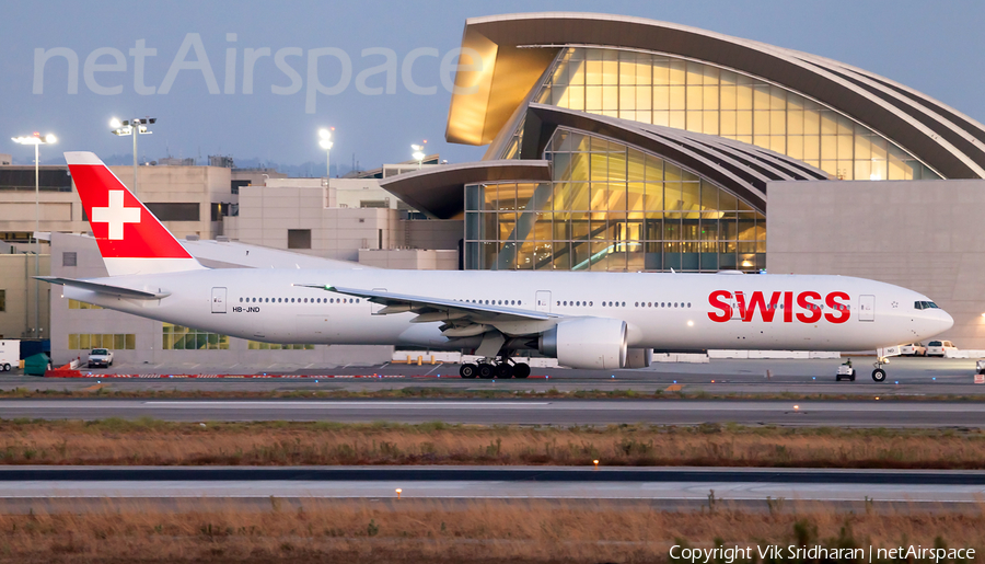 Swiss International Airlines Boeing 777-3DE(ER) (HB-JND) | Photo 114010