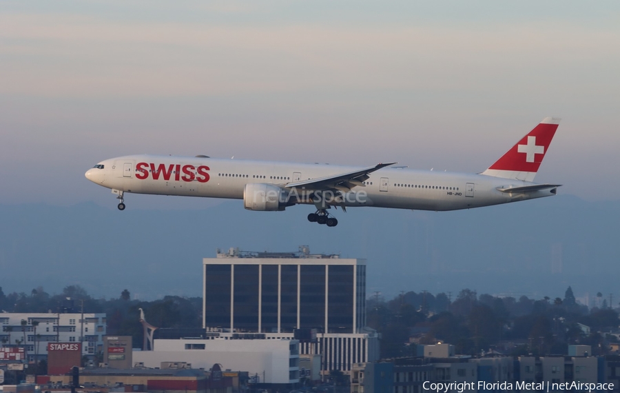 Swiss International Airlines Boeing 777-3DE(ER) (HB-JND) | Photo 655476