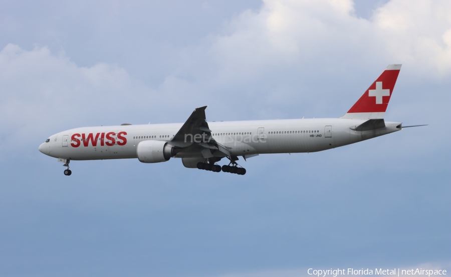 Swiss International Airlines Boeing 777-3DE(ER) (HB-JND) | Photo 545553