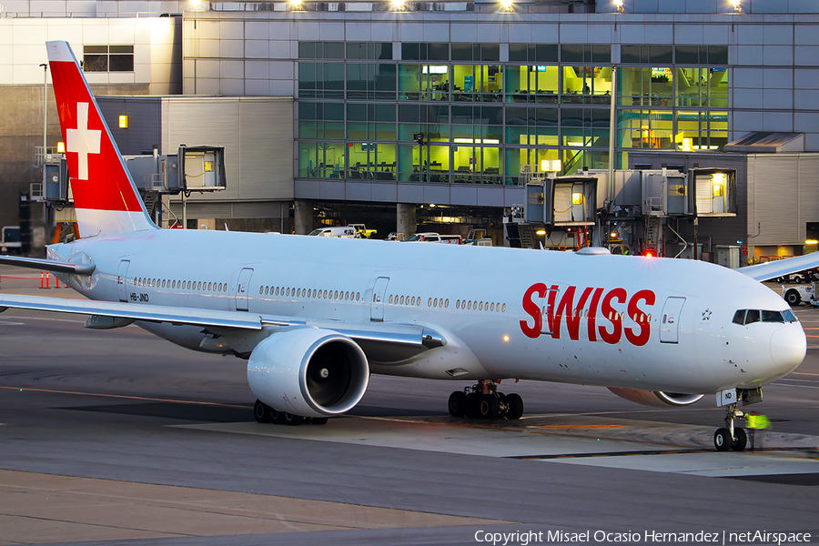 Swiss International Airlines Boeing 777-3DE(ER) (HB-JND) | Photo 184774