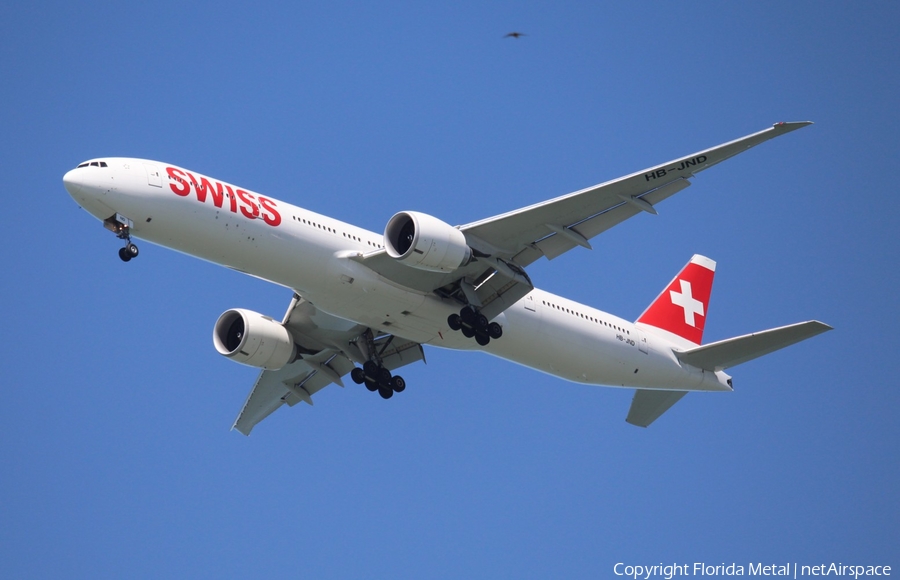 Swiss International Airlines Boeing 777-3DE(ER) (HB-JND) | Photo 316847