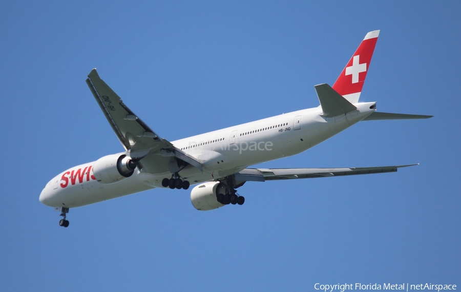 Swiss International Airlines Boeing 777-3DE(ER) (HB-JND) | Photo 545551