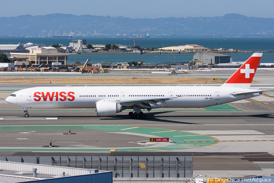 Swiss International Airlines Boeing 777-3DE(ER) (HB-JND) | Photo 597050