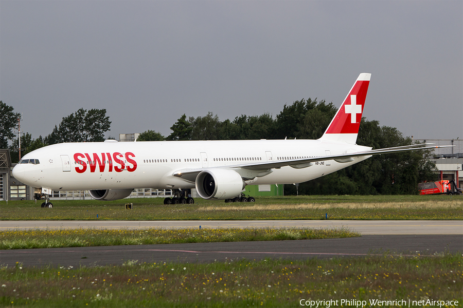 Swiss International Airlines Boeing 777-3DE(ER) (HB-JNE) | Photo 113923