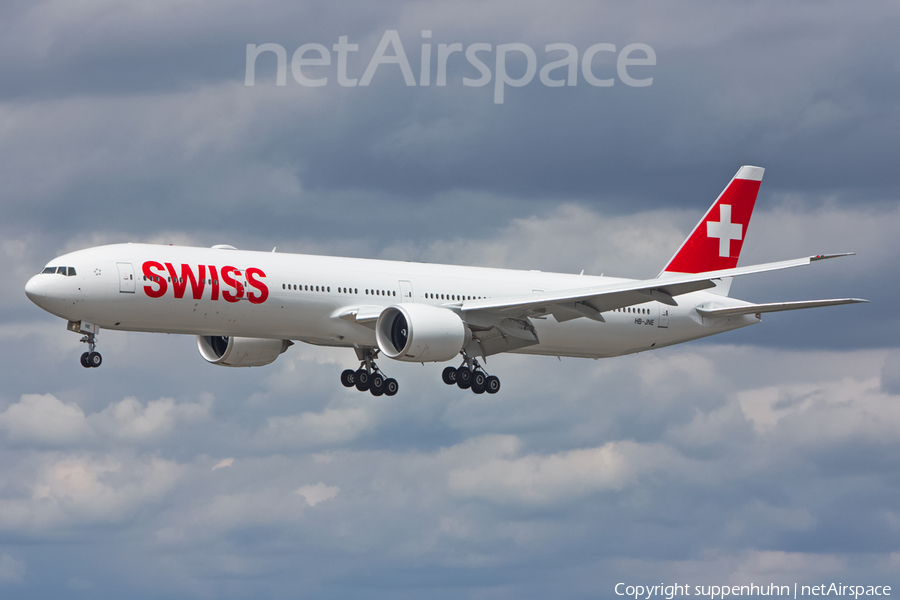 Swiss International Airlines Boeing 777-3DE(ER) (HB-JNE) | Photo 114126