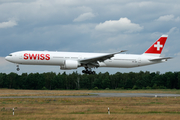 Swiss International Airlines Boeing 777-3DE(ER) (HB-JNE) at  Schwerin-Parchim, Germany