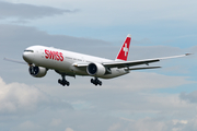 Swiss International Airlines Boeing 777-3DE(ER) (HB-JNE) at  Schwerin-Parchim, Germany