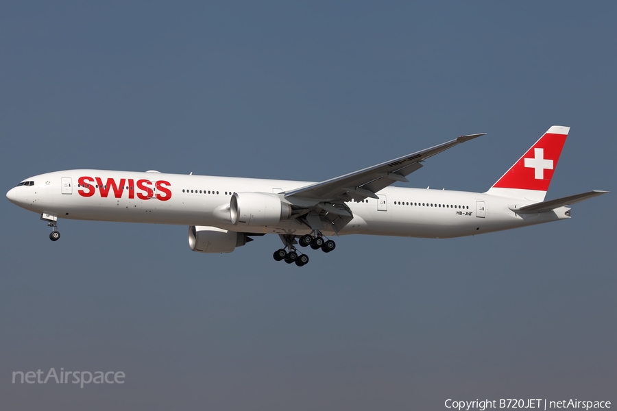 Swiss International Airlines Boeing 777-3DE(ER) (HB-JNF) | Photo 125063