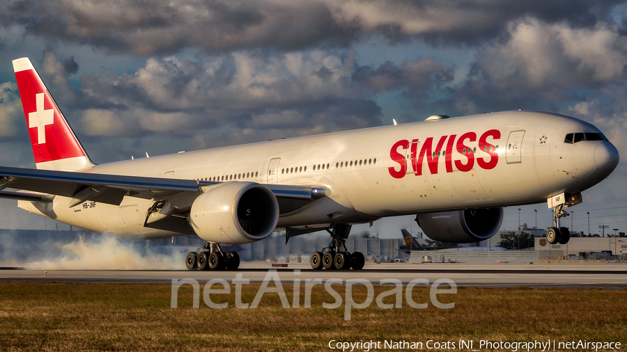 Swiss International Airlines Boeing 777-3DE(ER) (HB-JNF) | Photo 263052